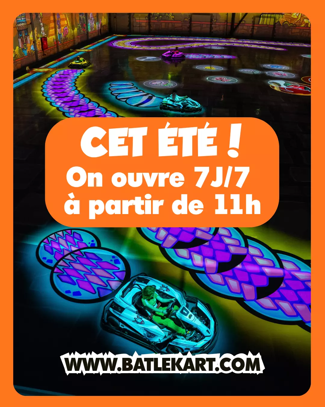 ouverture été battlekart arcachon