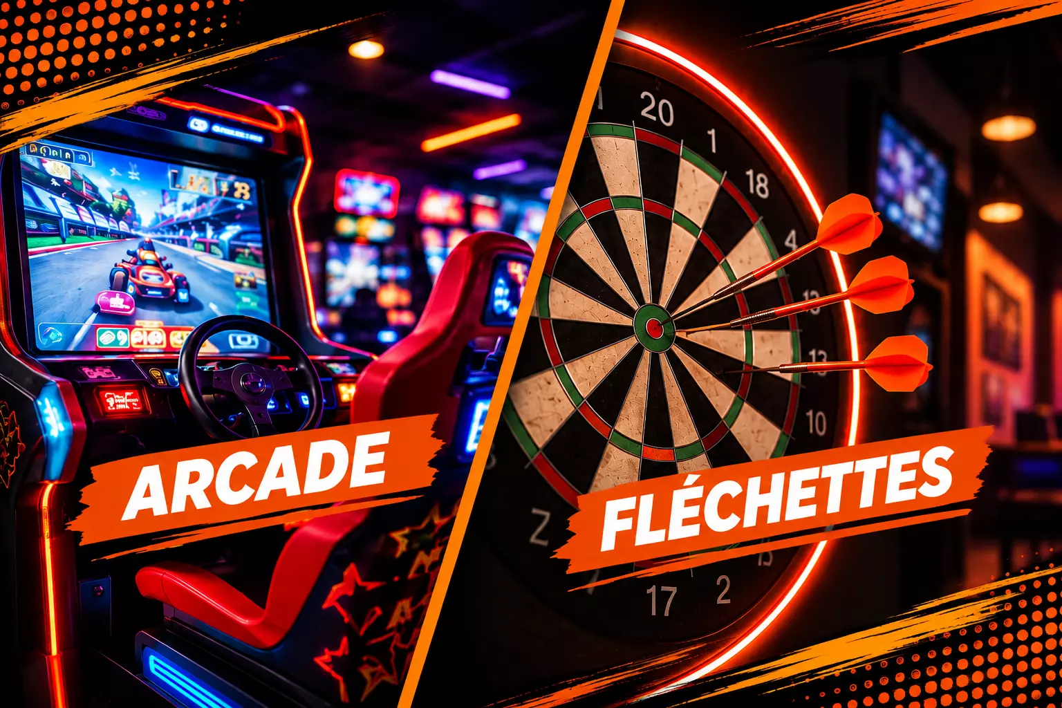 Arcade, darts and karaoke at BattleKart Geneva