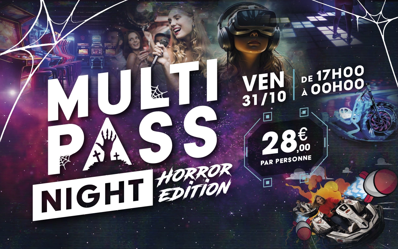 Affiche Multipass night 31/10/2025 Multiwex