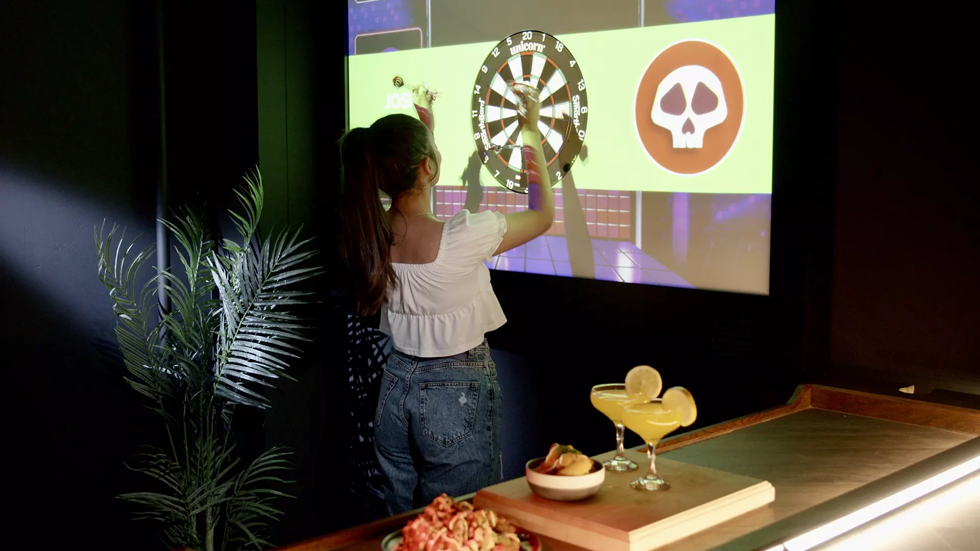 Augmented Reality Dart bei BattleKart Würzburg in Estenfeld